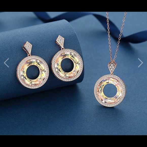 mandala Jewelry - Aurora Borealis Cosmic Jewelry Set